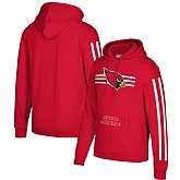 Arizona Cardinals Mitchell & Ness Three Stripe Pullover Hoodie Cardinal,baseball caps,new era cap wholesale,wholesale hats
